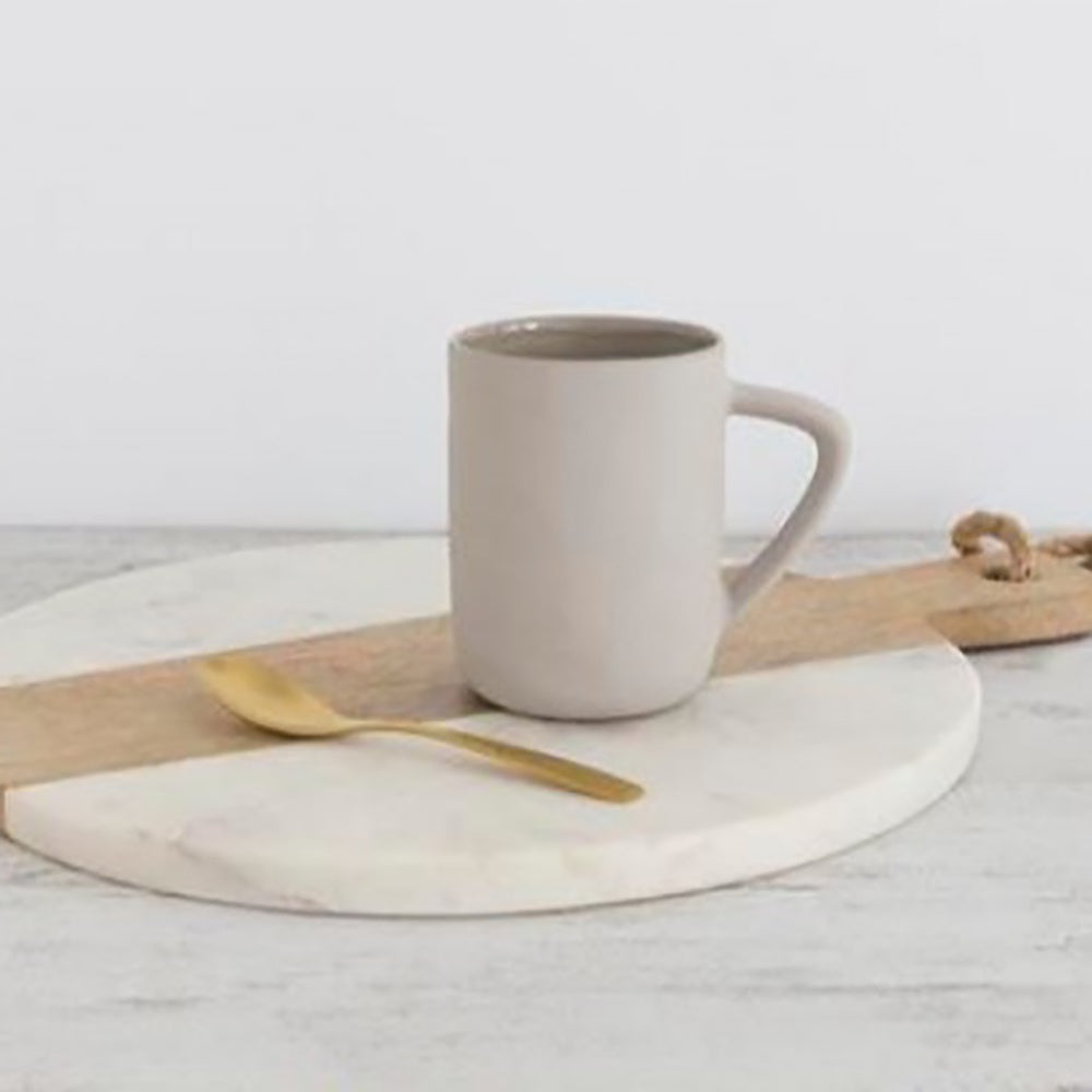 Ivory House | Flax Ceramic Coffee Mug in Grey