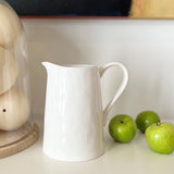 Ivory House | White Ceramic Newport Water Drink Jug