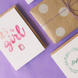 Candle Bark Creations | Pink Bundle of Joy Watercolour Gift Card