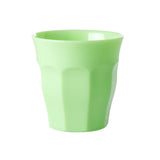 RICE | Medium Melamine Reusable Tumbler Coffee Drink Cup in Neon Green