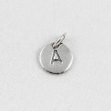 123home | Sterling Silver Alphabet Pendant A