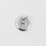 123home | Sterling Silver Alphabet Pendant H