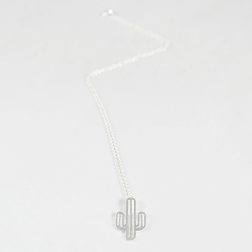 sophari | Cactus Necklace in silver plated