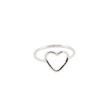 123home | Sterling Silver Heart Ring