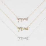 sophari | Mrs. Necklace in silver, 18k gold or rose gold plated
