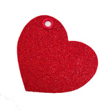 Candle Bark Creations | Red Heart Glitter Gift Swing Tag