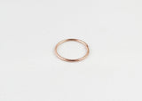sophari | Thin stackable ring in rose gold plated