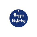 Candle Bark Creations | Navy Birthday Glitter Gift Tag