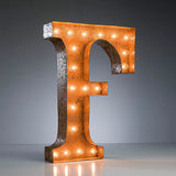 123home | Marquee Letter Light F