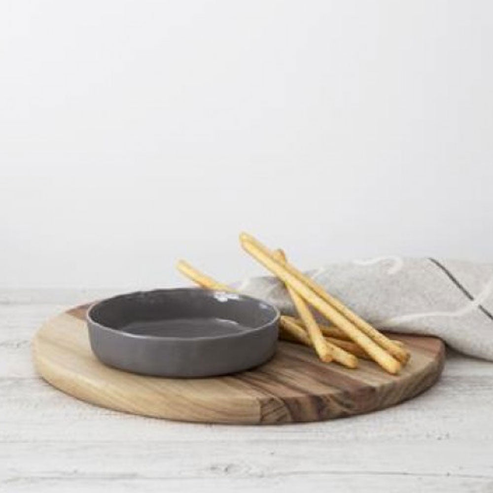 Ivory House | Flax Tapas Bowl Large in Charcoal Grey