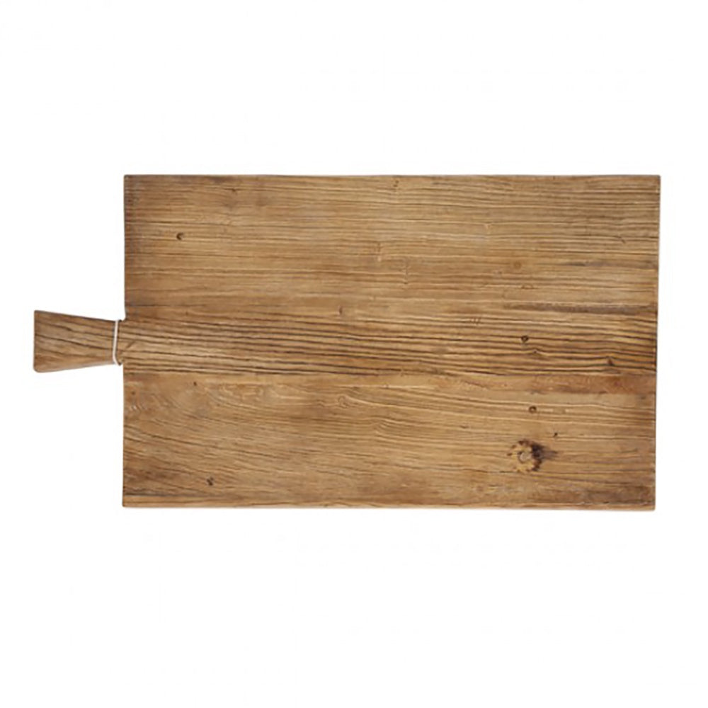 Ivory House | Large Rectangle Wooden Serving Cheese Chopping Board with Handle
