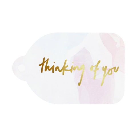 Rachel Kennedy Designs | Thinking of You Gold Foil Swing Tag