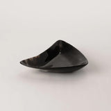 123home | Brown Tan Horn Triangular Dish Bowl Display Tray