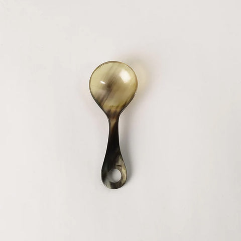 123home | Brown Tan Horn Sugar Tea Spoon