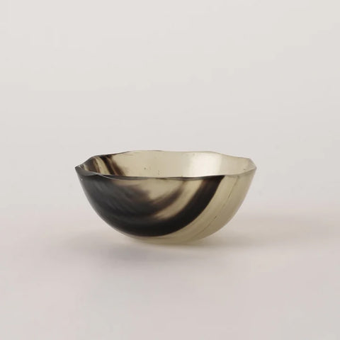 123home | Brown Tan Horn Salt Dish Small Bowl