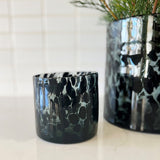 Ivory House | Arti Ocelot Clear Black Spot Vase Small