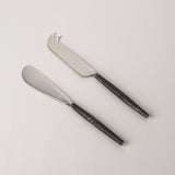 123home | Black & Silver Burnished Viking Design Pate Spreader Knife
