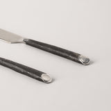 123home | Black & Silver Burnished Silver Cheese Knife