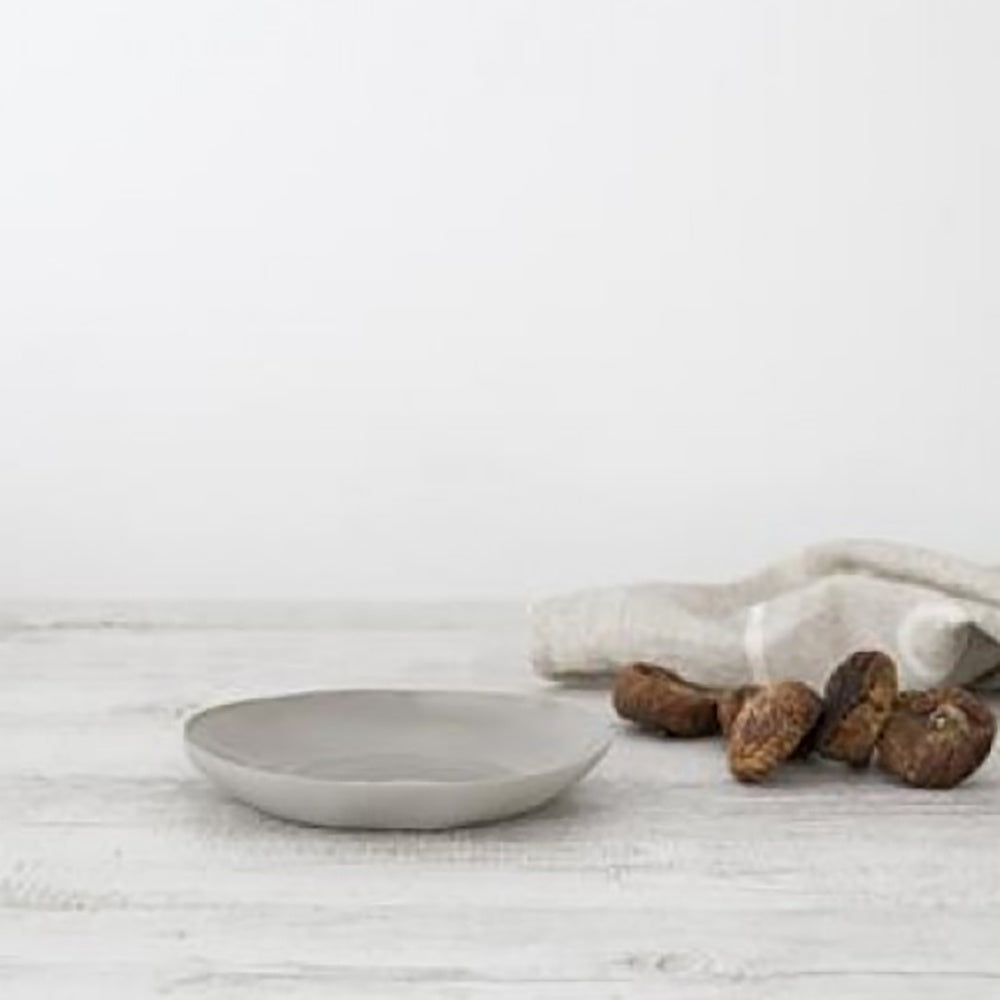 Ivory House | Matte Flax Small Side Plate in Grey