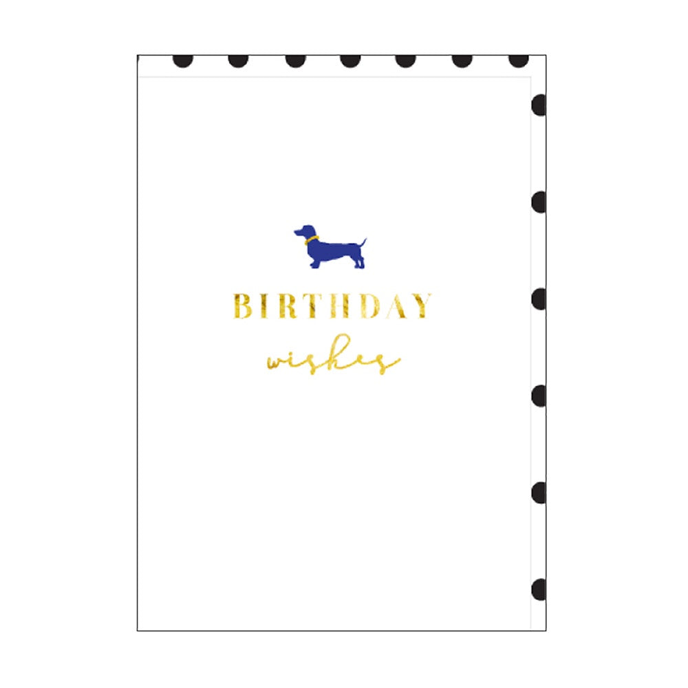Candle Bark Creations | Little Dachshund Birthday Greeting Gift Card