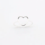123home | Sterling Silver Heart Ring