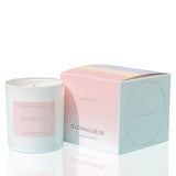 Mrs Darcy | GLOWetLUEUR Pastel Edit Coconut Wax Candle in Les Pêches: Stoned Summer Fruits, Mimosa + Green Apple