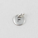 123home | Sterling Silver Alphabet Pendant F