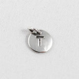 123home | Sterling Silver Alphabet Pendant T