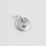 123home | Sterling Silver Alphabet Pendant Z
