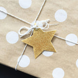 Candle Bark Creations | Star Glitter Gift Tag