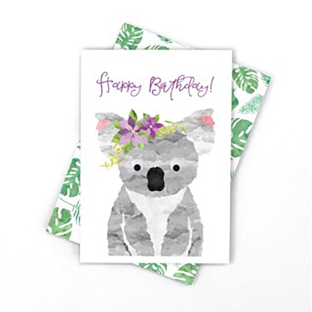 Candle Bark Creations | Whimsical Koala Birthday Gift Card