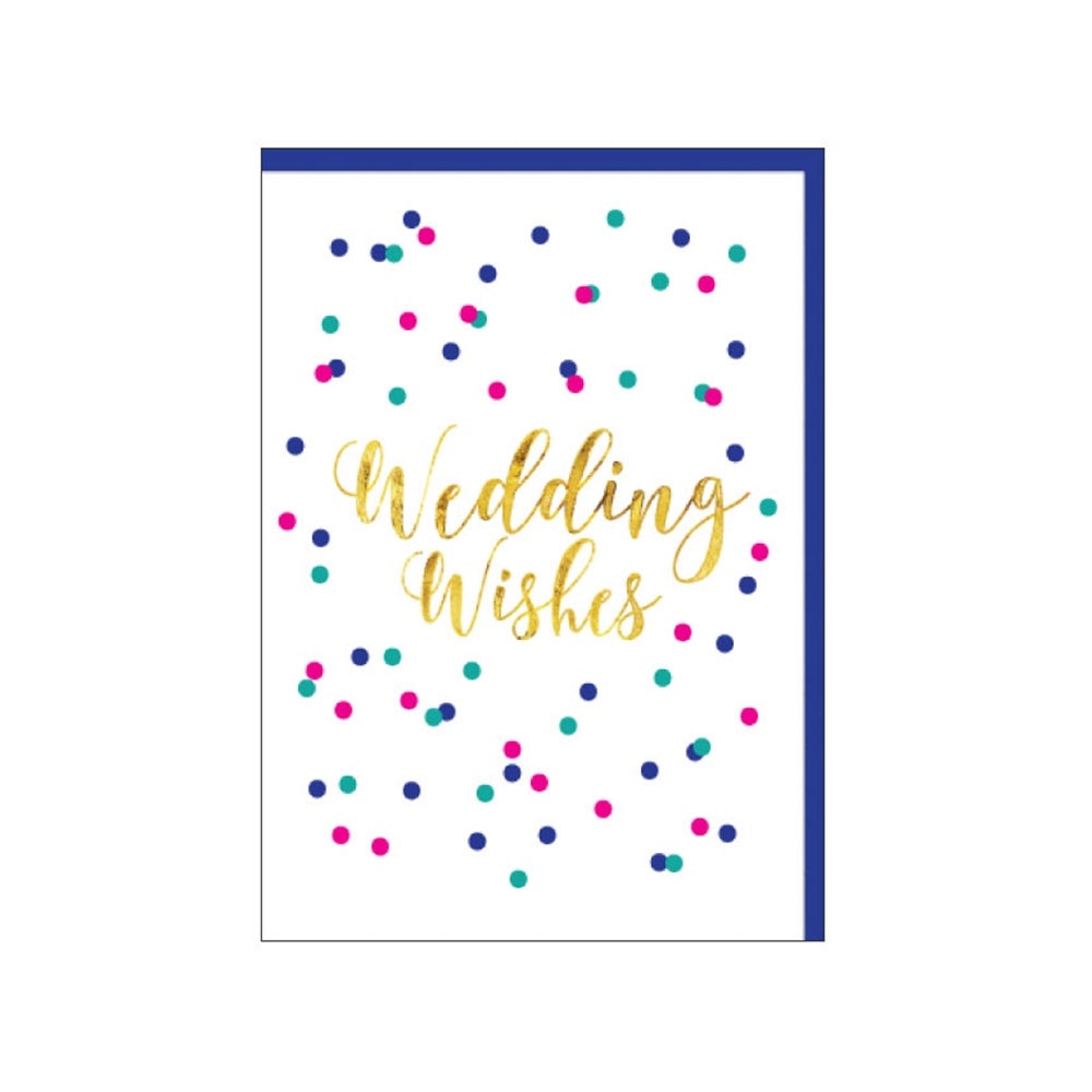 Candle Bark Creations | Gold Foil Wedding Confetti Gift Card