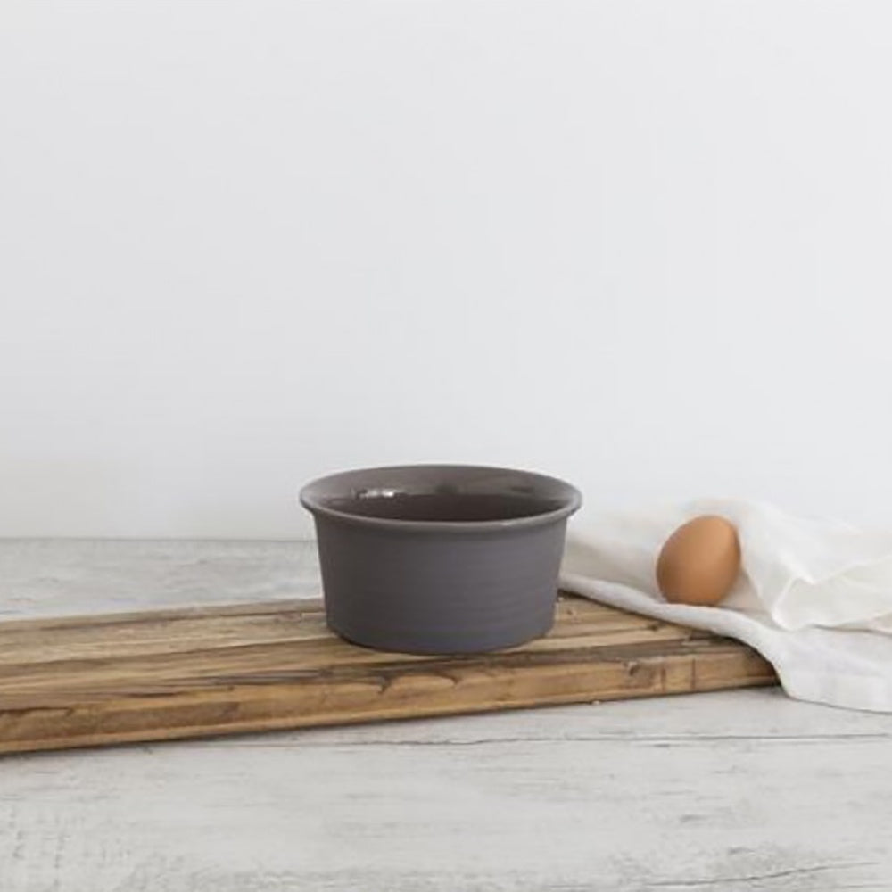 Ivory House | Flax Ceramic Ramekin Bowl in Charcoal Grey