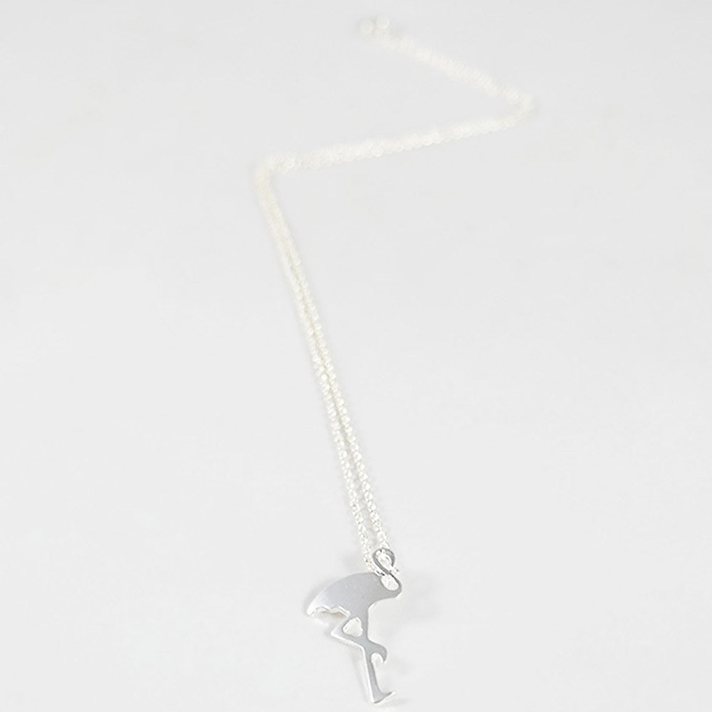 sophari | Flamingo Necklace in silver plated