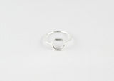 sophari | Hexi Hexagon Ring in silver plated
