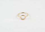 sophari | Hexi Hexagon Ring in 18k gold plated