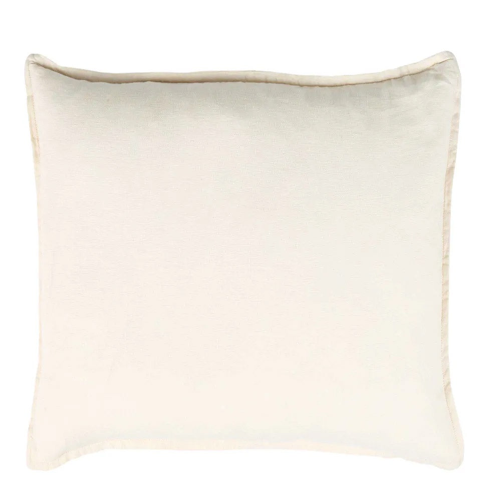 Florabelle Living | Manon Linen Cushion with Feather Insert in Natural Tan