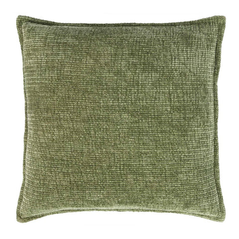 Florabelle Living | Perri Chenille Cushion with Feather Insert in Sage Green