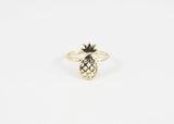 sophari | Pineapple Ring in 18k gold plated