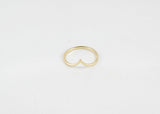 sophari | Point thin ring in 18k gold plated
