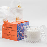 Mrs Darcy | Crystal Collection Candle Quartz: Passionfruit, Peony + Lemon Zest