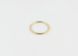 sophari | Thin stackable ring in 18k gold plated
