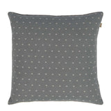 Raine & Humble | Wild Bee Cotton Cushion with Feather Insert in Slate